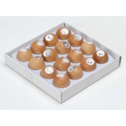 BILLES EN BOIS POUR JEU DE PIE