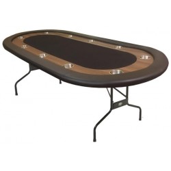 TABLE DE POKER PLIANTE NOIRE