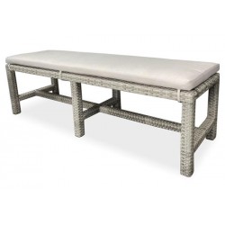 BANC GRIS STONE POUR TABLE...