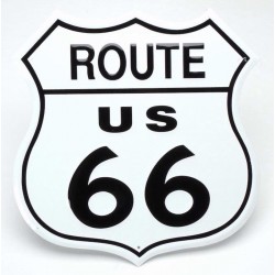 ENSEIGNE EN MÉTAL ROUTE 66...