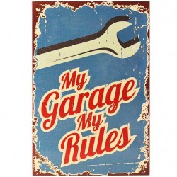 ENSEIGNE RETRO EN METAL MY...