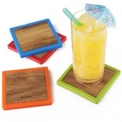 ENSEMBLE DE 4 SOUS-VERRES...
