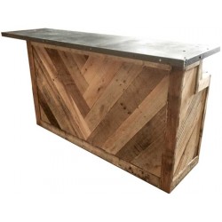 BAR EN BOIS RÉUSINÉ POUR...
