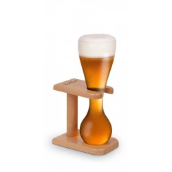 VERRE À BIÈRE AVEC SUPPORT