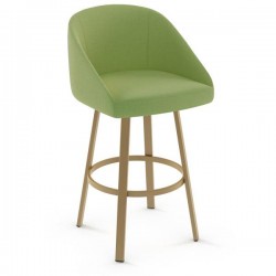 TABOURET DE BAR VERT RETRO...