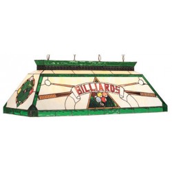LAMPE TIFFANY BILLIARDS, VERTE
