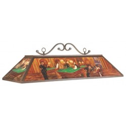 LAMPE EN VERRE, SCÈNE DE...