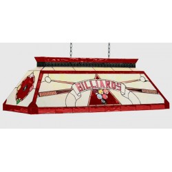 LAMPE TIFFANY BILLIARDS, ROUGE